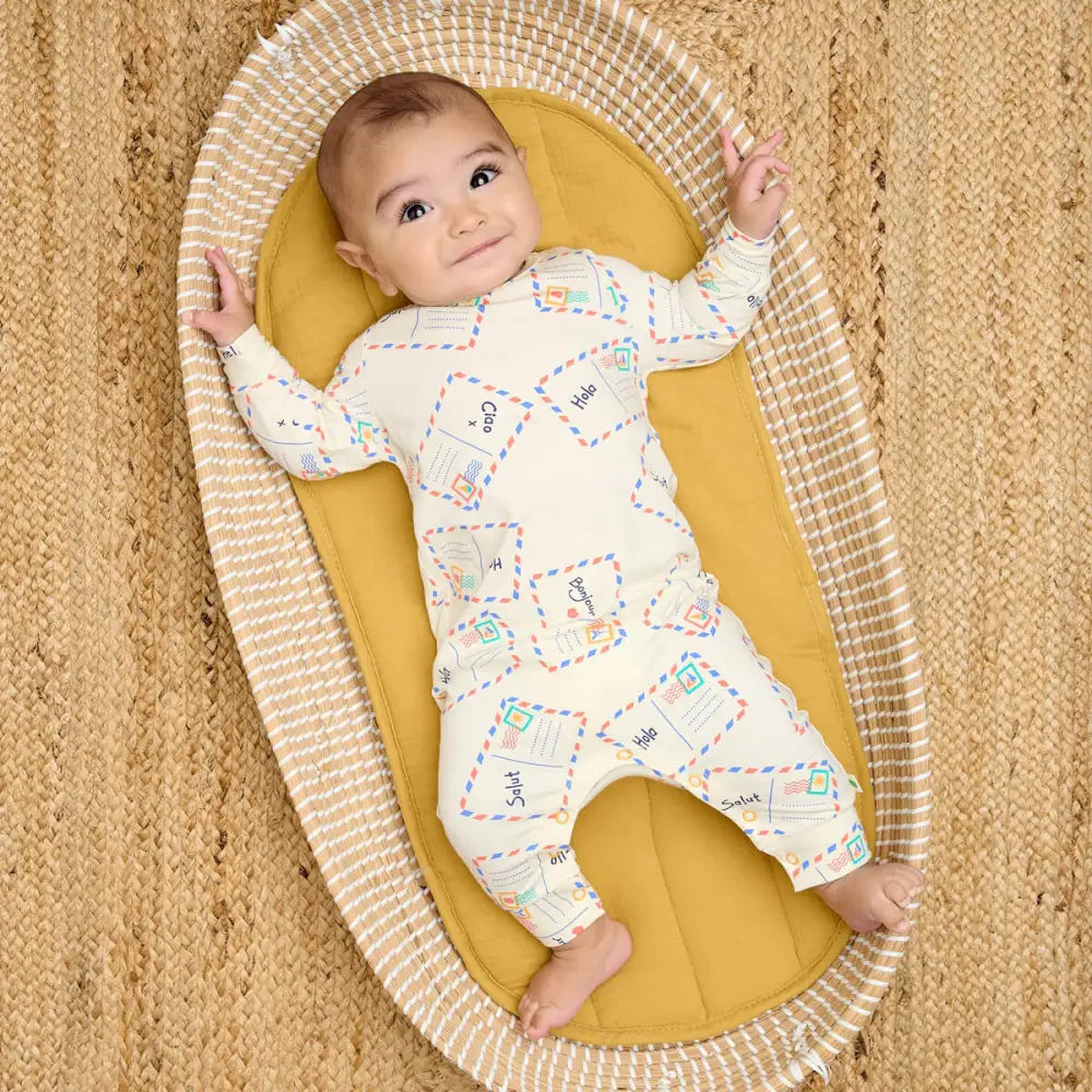 Sicily - Postcard Jersey Baby & Toddler Playsuit