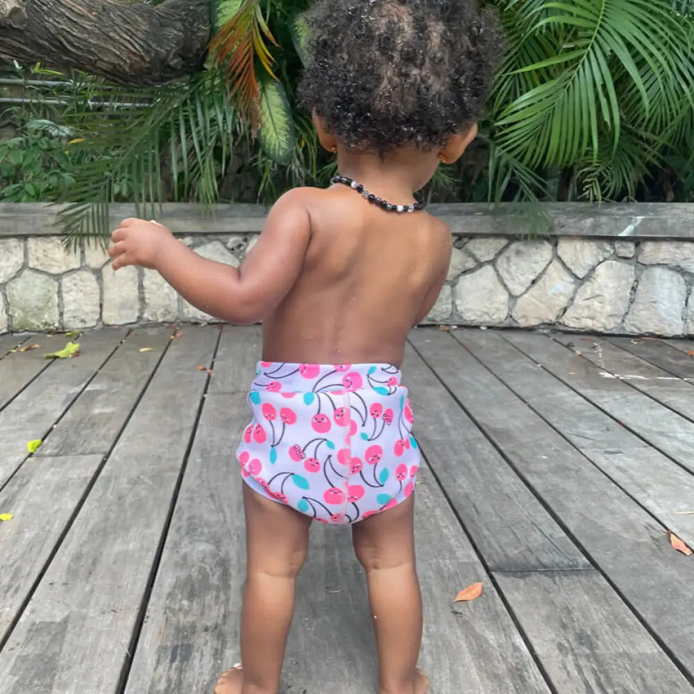 SOAK - New Pink Cherries UV Swim Knickers - The bonniemob 