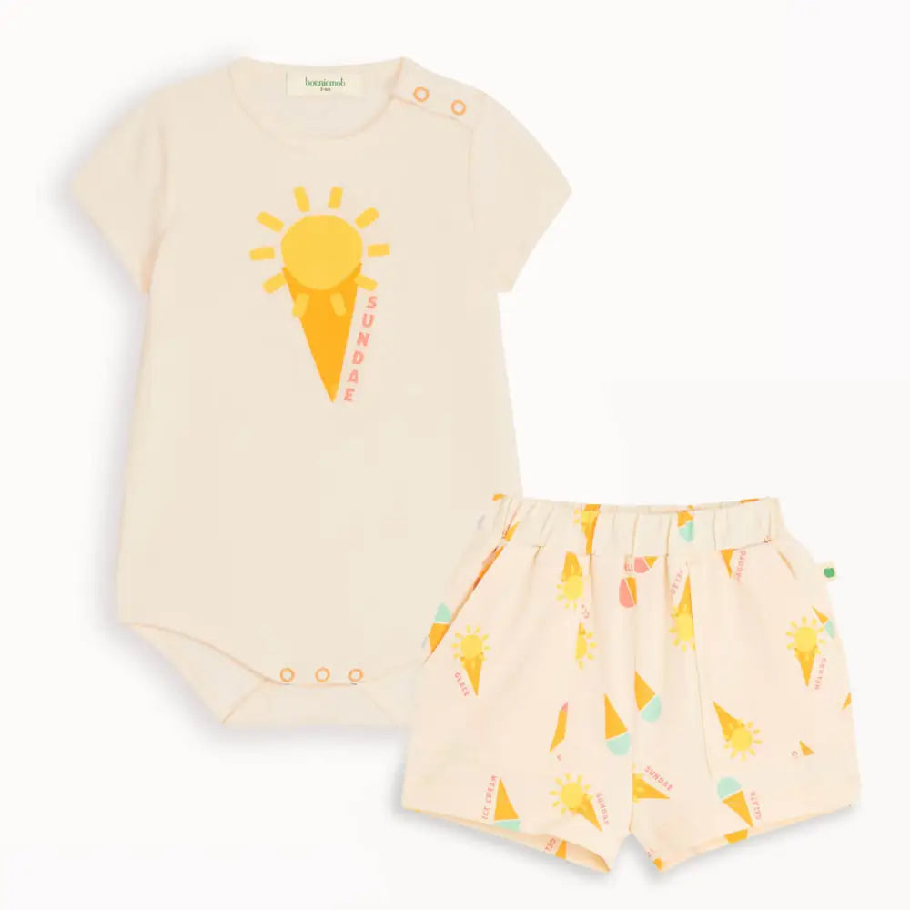 Sorbetto - Gelato Jersey Baby Bodysuit PLAYSUIT / BABYGROW / ROMPER