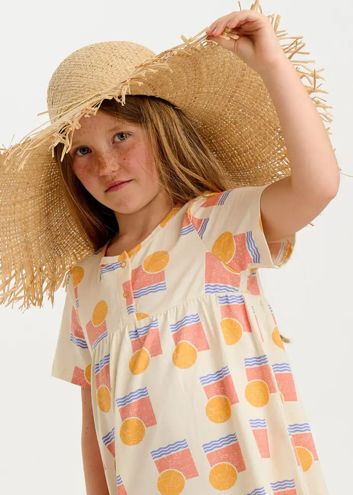 Sprinkles - Sunset Jersey Baby & Kids Short Sleeve Dress