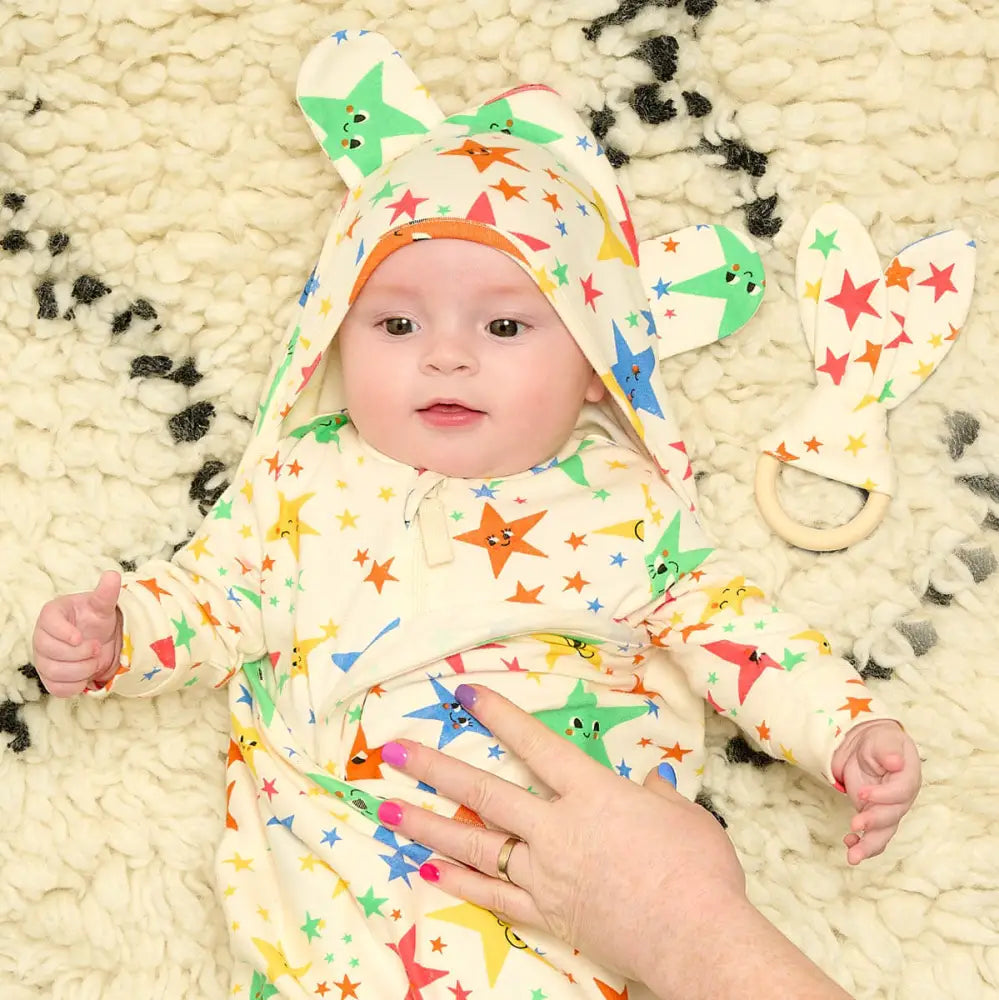 Starbite Set - Blanket & Teether Gift Set - The bonniemob 