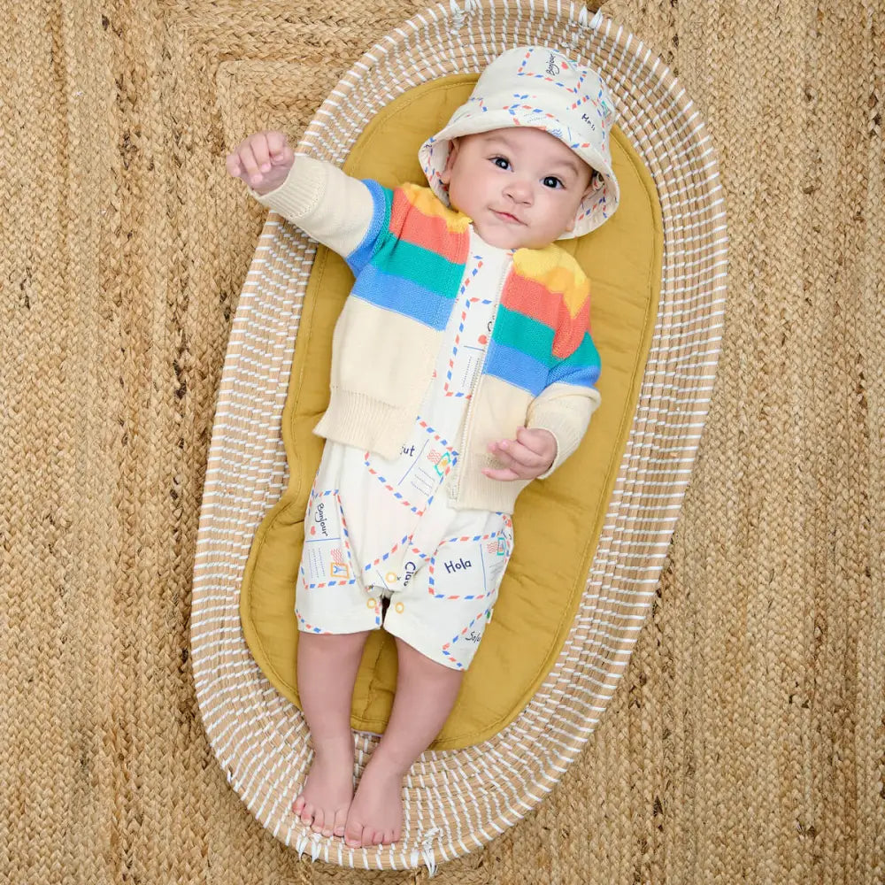 Sunrise - Postcard Jersey Baby & Kids Sun Hat