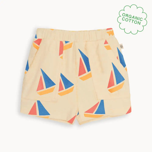Tiller - Multicolour Sailboat Baby & Kids Shorts TROUSERS / LEGGING / SHORTS