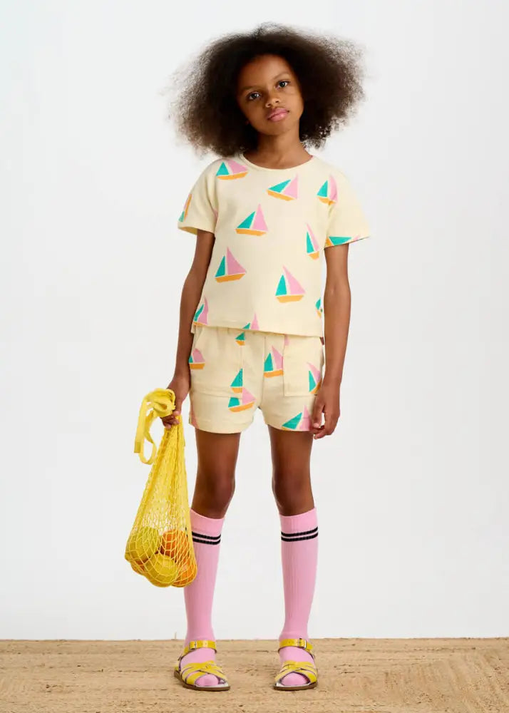 Topper - Pink Sailboat Baby & Kids T-Shirt