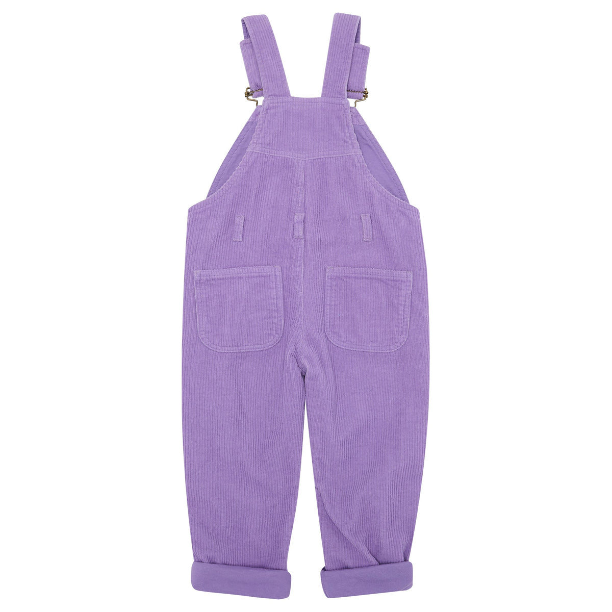Violet Chunky Cord Dungarees - The bonniemob 