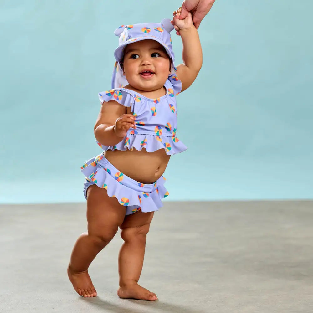Waikiki - Rainbow Beachball 2 Piece Bikini Set - The bonniemob 
