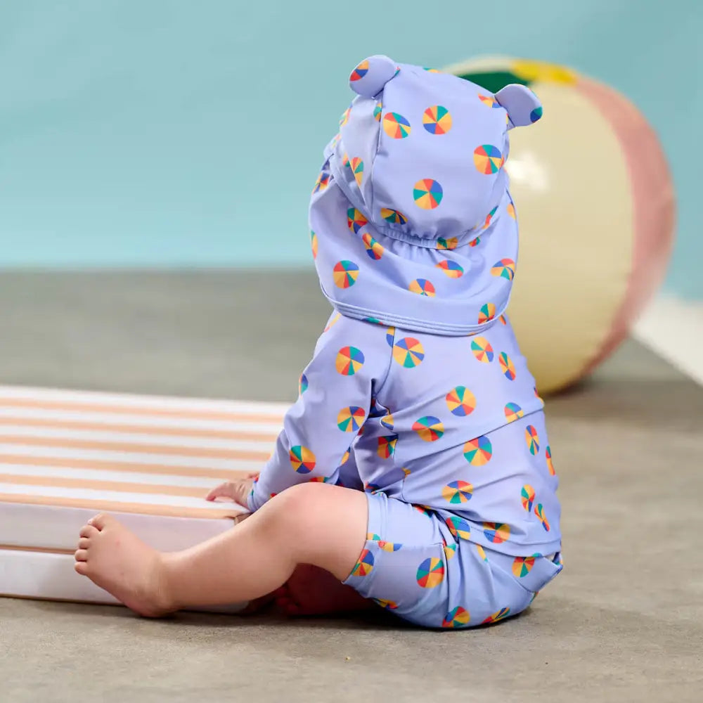 Wake - Rainbow Beachball UV Rash Top - The bonniemob 