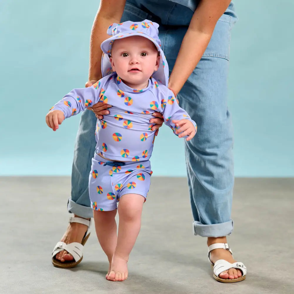 Wake - Rainbow Beachball UV Rash Top - The bonniemob 