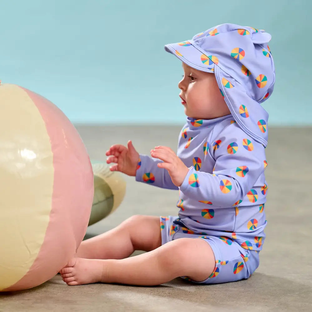 Wake - Rainbow Beachball UV Rash Top - The bonniemob 
