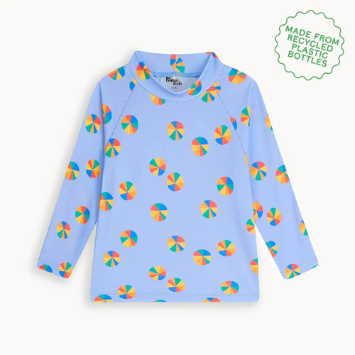Wake - Rainbow Beachball UV Rash Top - The bonniemob 