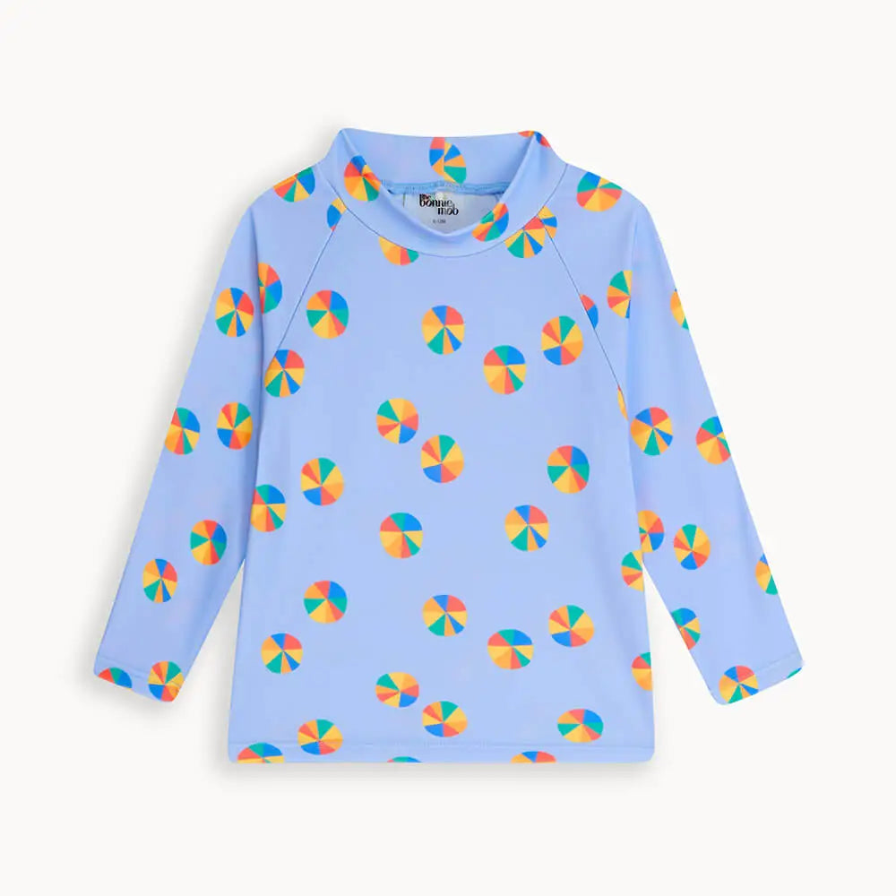 Wake & Weekend Set - Beachball Rash Top & Bottom Set - The bonniemob 