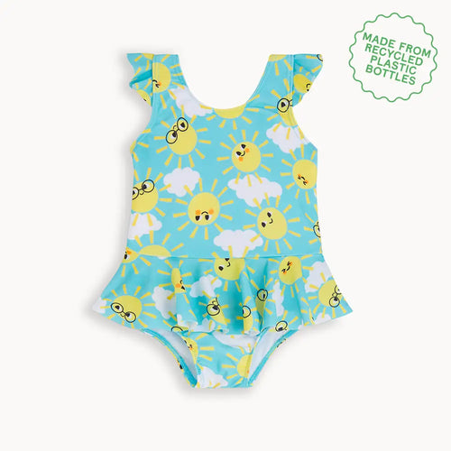 Waltzer - Sunshine Frill Swimsuit - The bonniemob 