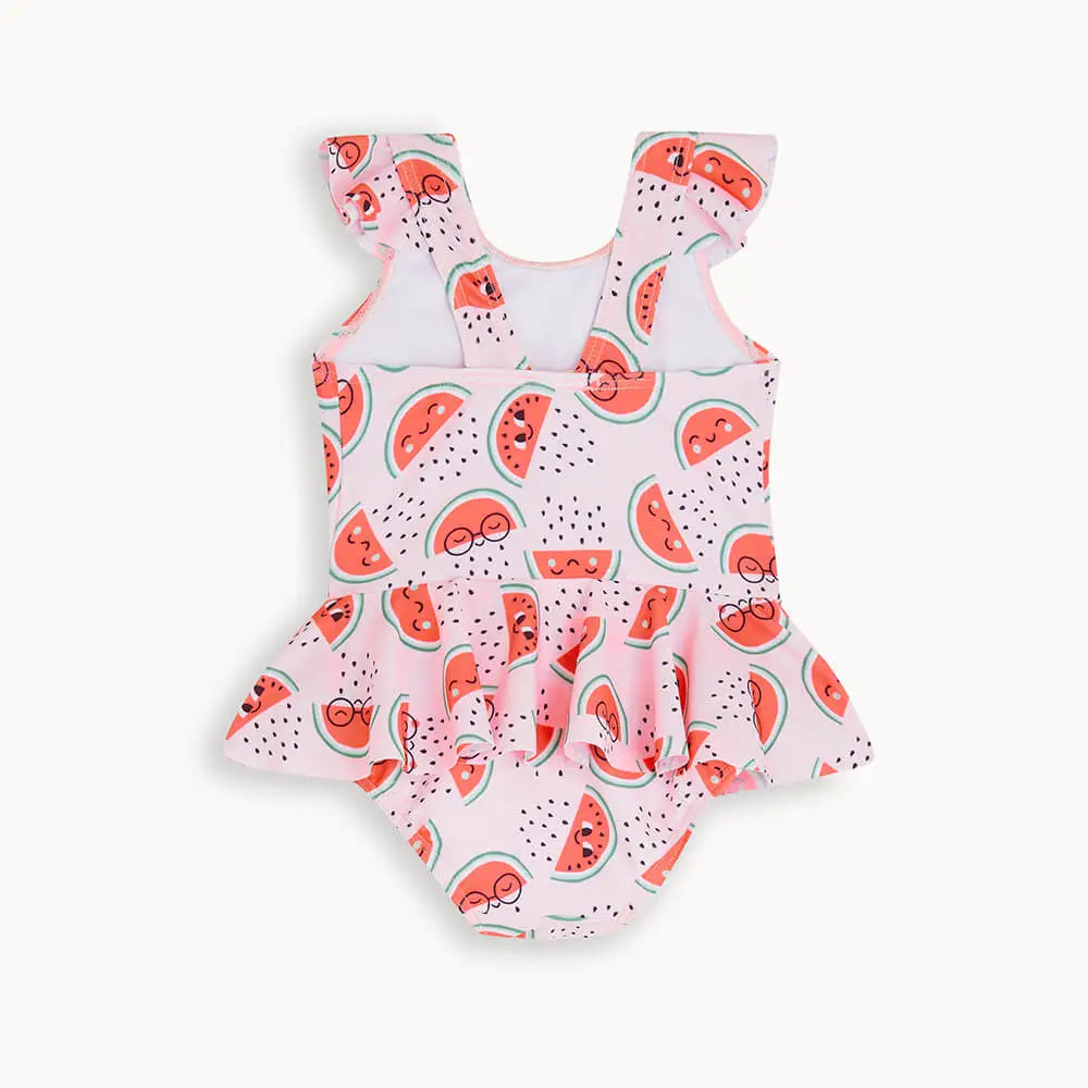 Waltzer - Watermelon Frill Swimsuit - The bonniemob 