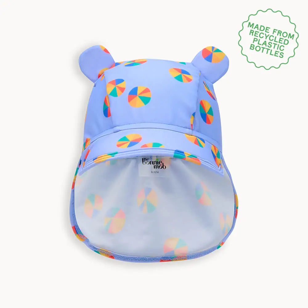 Whelk - Rainbow Beachball UV Sun Hat - The bonniemob 