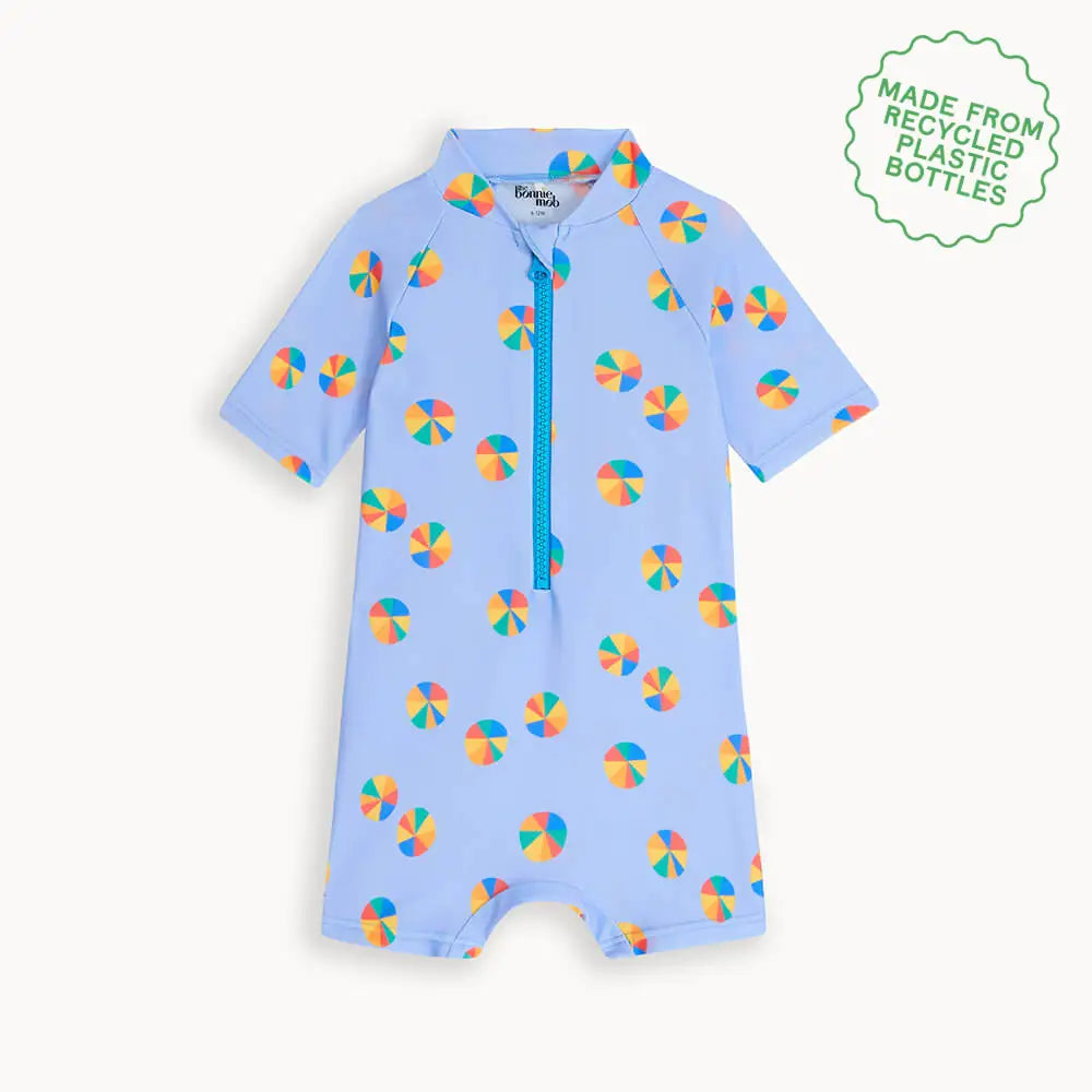 Whitesands - Rainbow Beachball UV Rash Suit - The bonniemob 