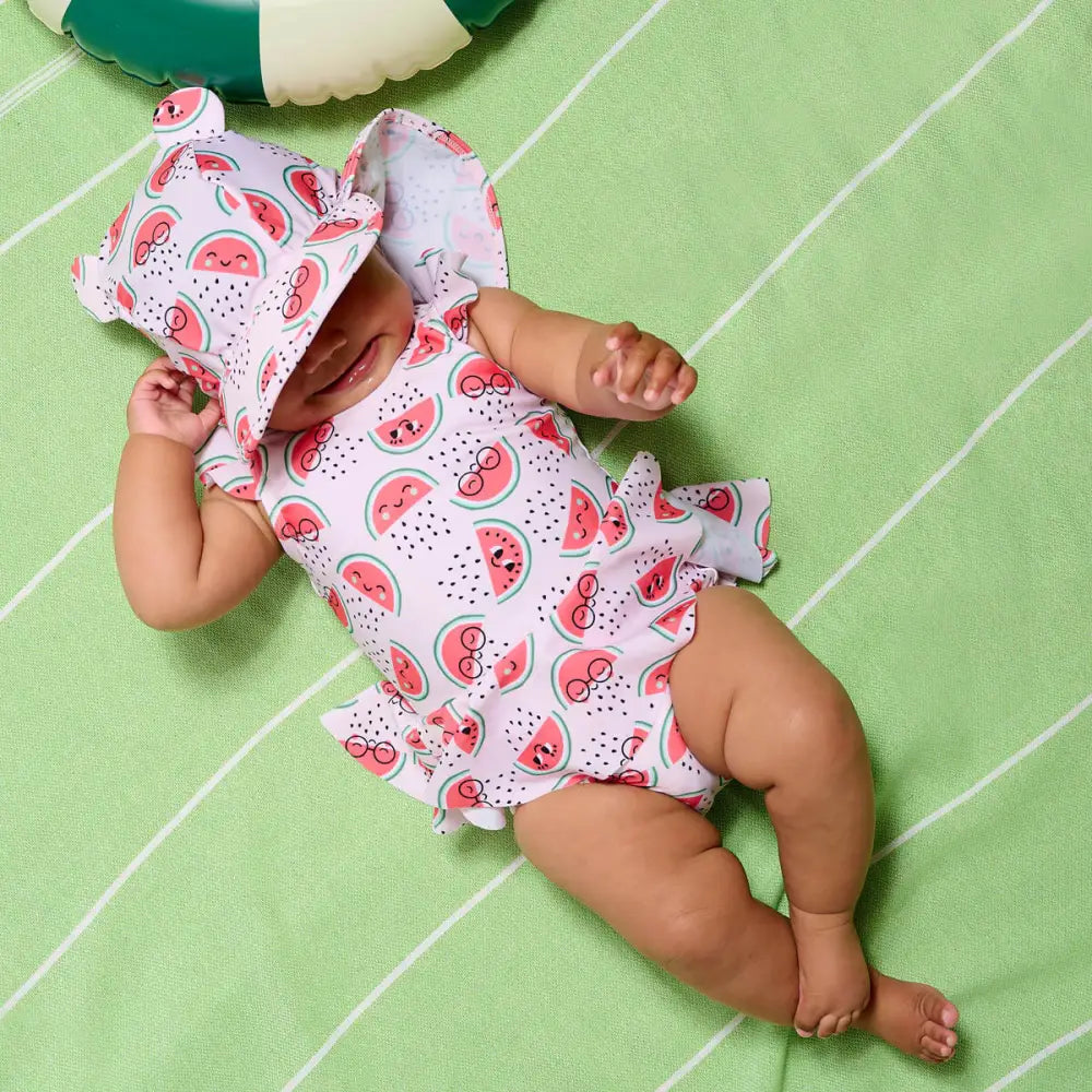 Windy - Watermelon Uv Sun Hat - The bonniemob 
