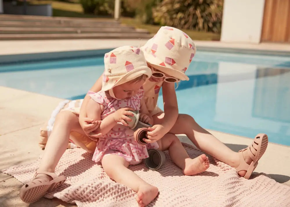 Winona - Pink Coral Frill Swimsuit - The bonniemob 