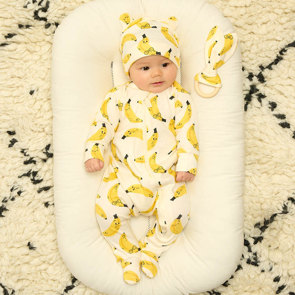 Bananabunch - Baby Beanie Hat With Ears - The bonniemob 