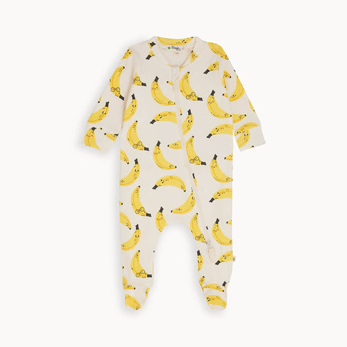 Bananarama - Zip Front Baby Sleepsuit - The bonniemob 