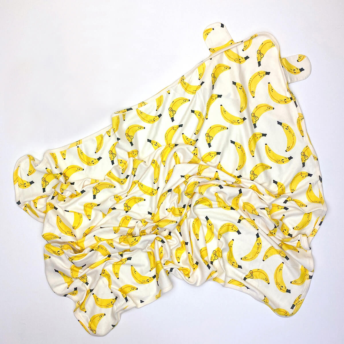 Banana Split - Baby Blanket With Hood - The bonniemob 
