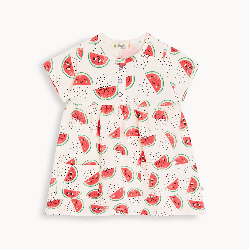 Birling - Watermelon Printed Dress With Pockets - The bonniemob 