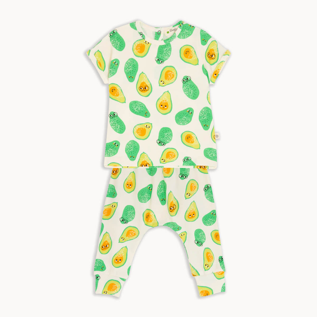 Camber Set - Avocado T-Shirt & Pant Outfit