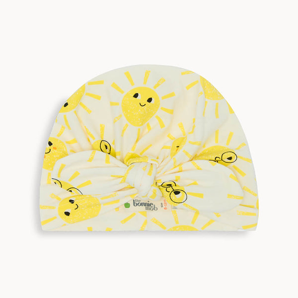 Carousel - Sunshine Turban Baby Hat - The bonniemob 
