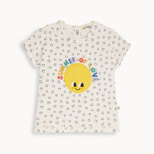 Filey - Summer Of Love Applique T Shirt - The bonniemob 