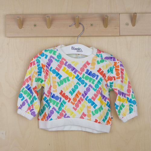 Tenby SS23 SAMPLE - LOVE Sweatshirt - The bonniemob 