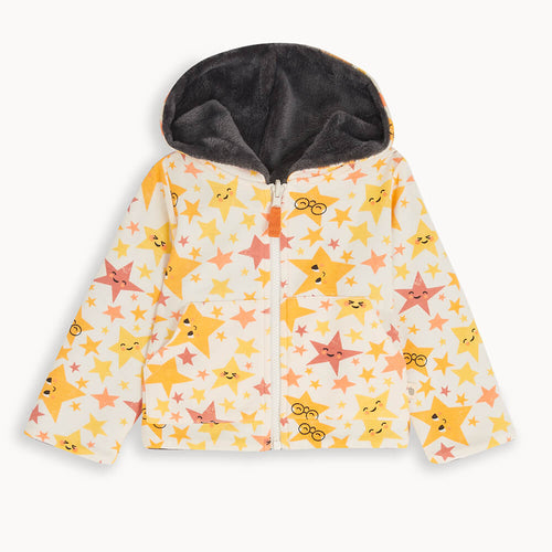 Kelpie - Stars Hoodie Lined With Faux Fur - The bonniemob 