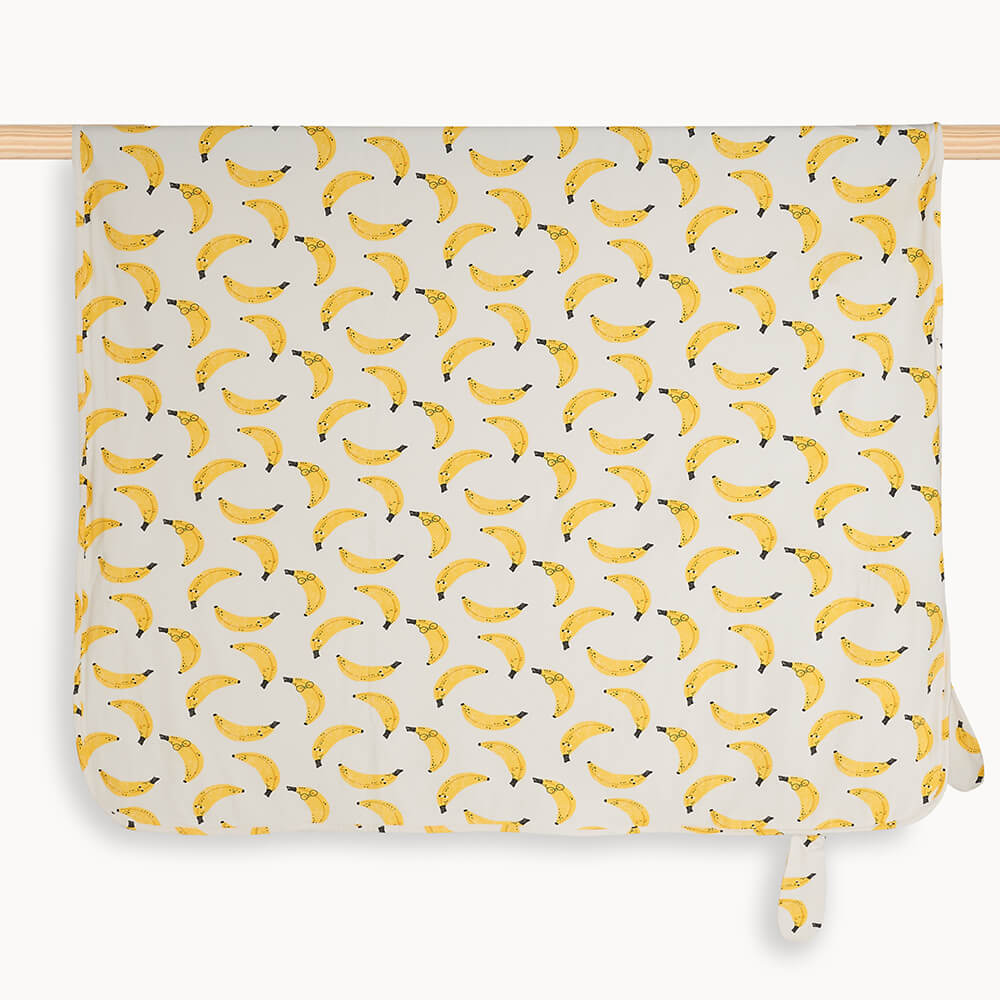 Banana Split - Baby Blanket With Hood - The bonniemob 