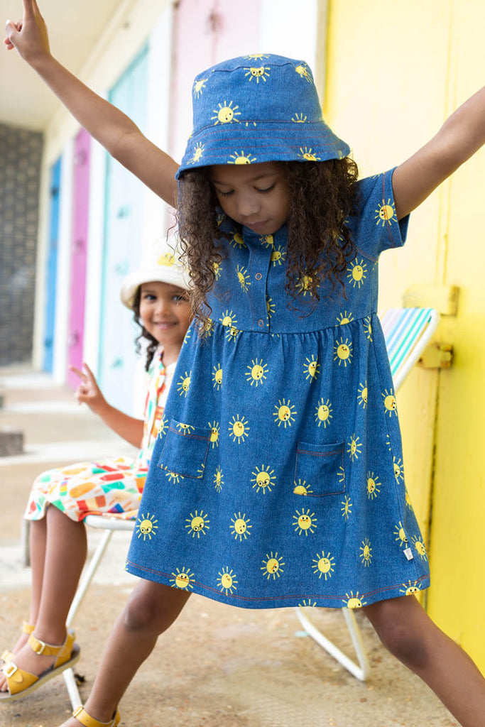 Little girl dresses with pockets sales