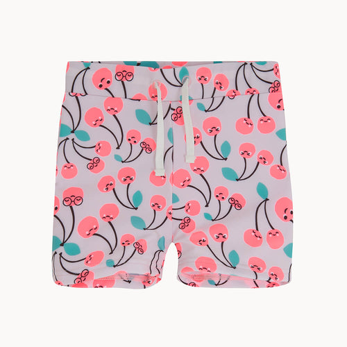 SPRAY SS22 SAMPLE - Cherries UV Swim Shorts - The bonniemob 