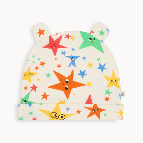 Starlight - Baby Beanie Hat With Ears - The bonniemob 