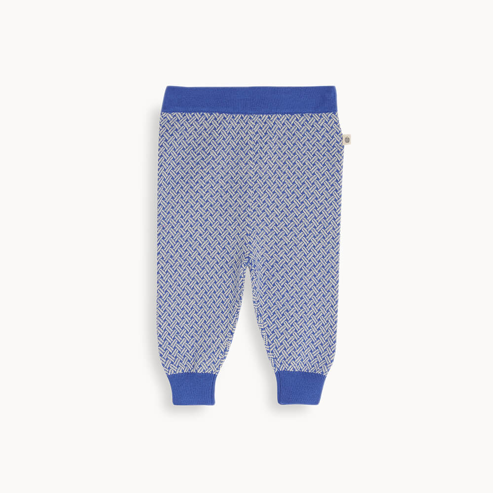 Stewie - Blue Knit Trouser - The bonniemob 