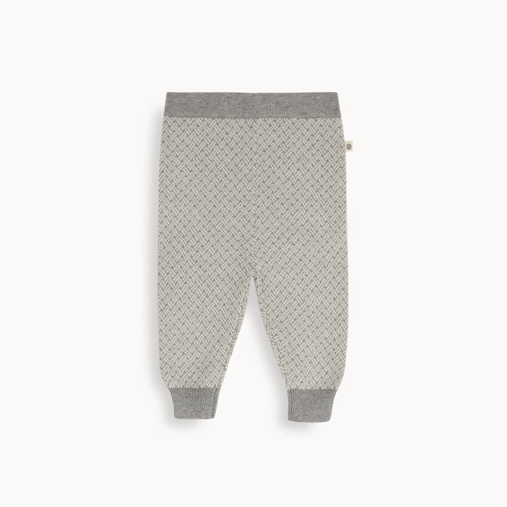 Stewie - Grey Knit Trouser - The bonniemob 