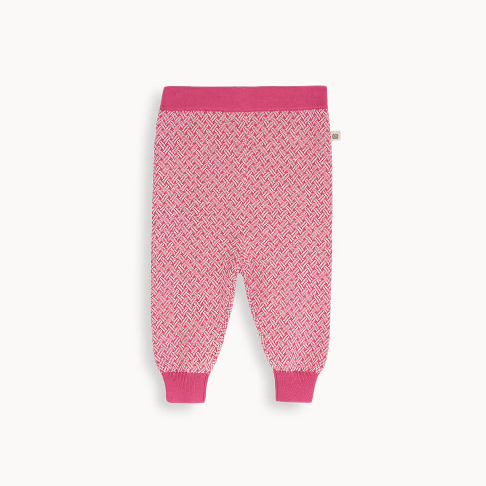 Stewie - Pink Knit Trouser - The bonniemob 